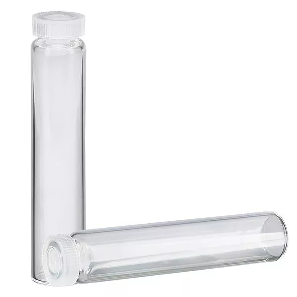 Tubo de esencias de vidrio transparente 2ml