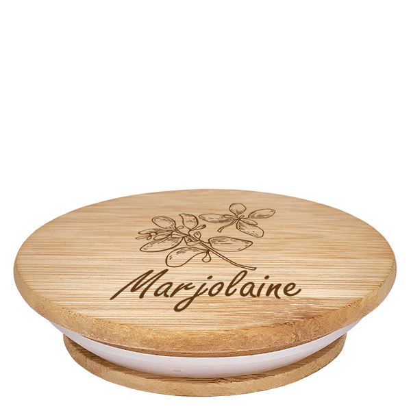 Couvercle en bois "Marjolaine" pour WECK RR60 Couvercle en bois "Marjolaine" pour WECK RR60