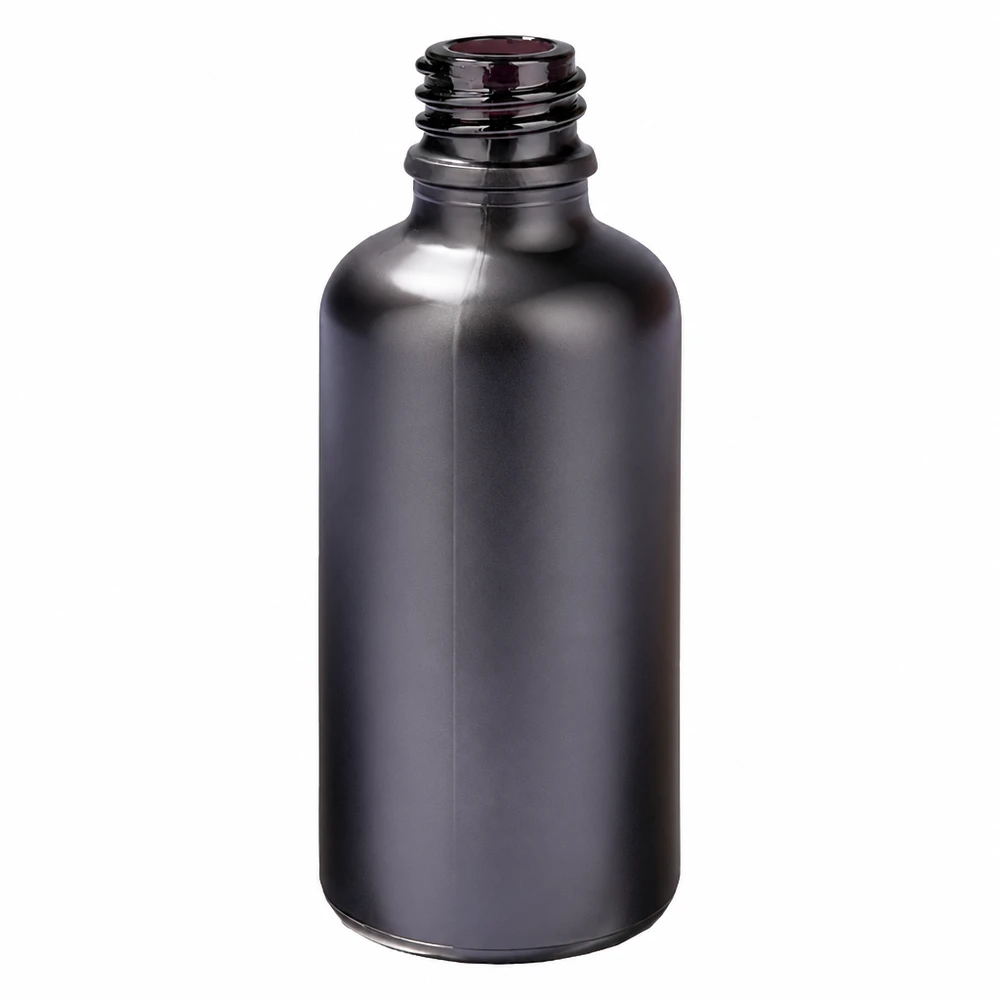 Frasco boticario de 50ml BlackLine UT18/50 UNiTWIST Frasco de 50 ml para farmacia BlackLine UT18/50 UNiTWIST en elegante diseño negro