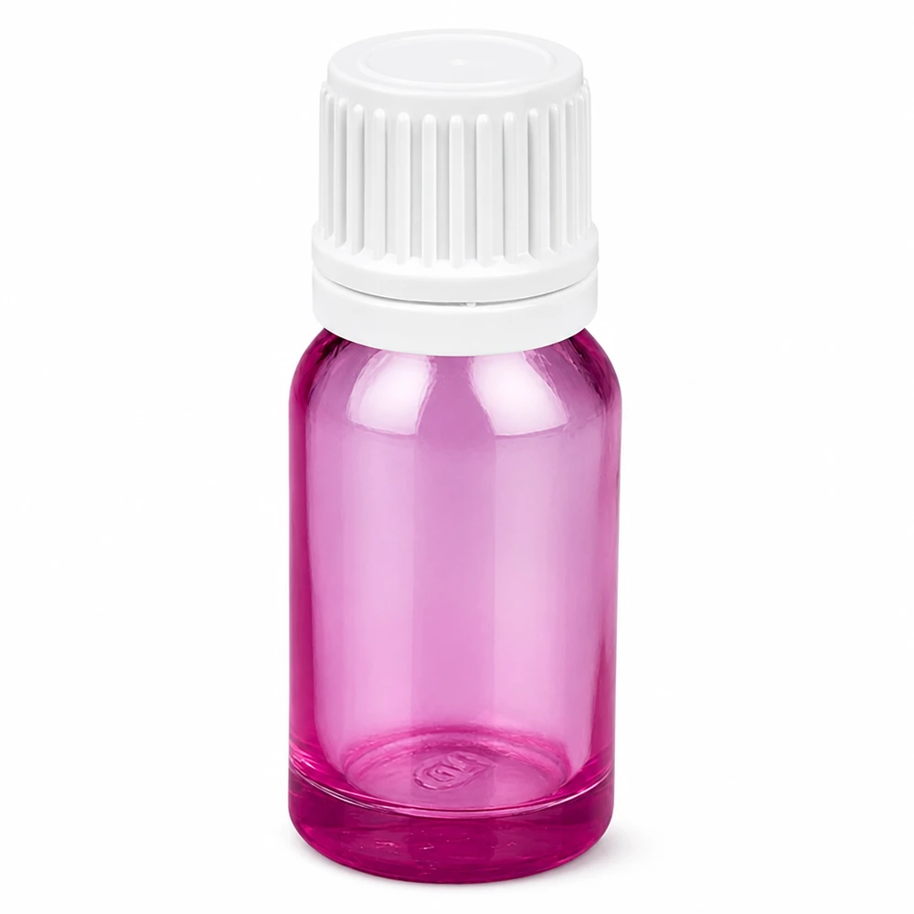 Frasco cuentagotas de 10 ml violeta transparente PurpleLine con tapón blanco UT18/10 para dosificación