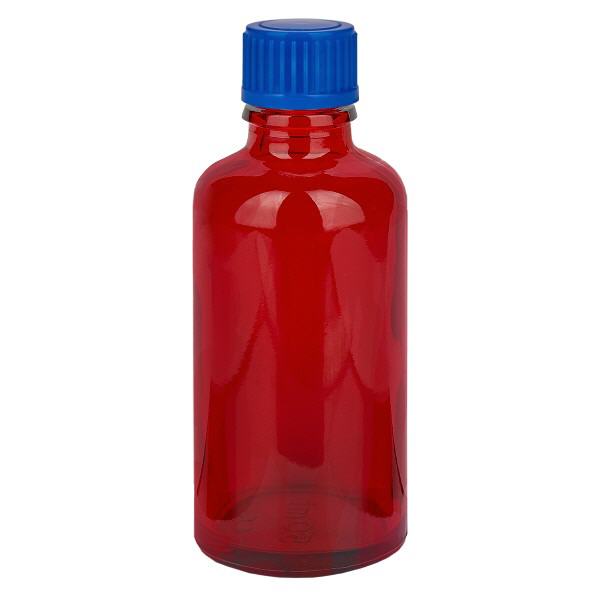 Botella 50ml tapón rosca 11mm azul estándar RedLine UT18/50 Botella 50ml tapón rosca 11mm azul estándar RedLine UT18/50