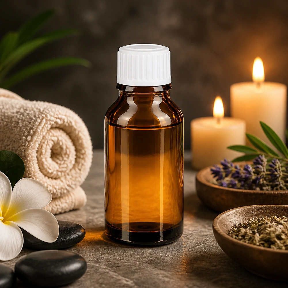 Botella de farmacia marrón 15ml tapón cuentagotas blanco 0,8mm estándar Frasco de aceite esencial de 15 ml, de cristal ámbar con gotero blanco, para crear un ambiente de spa y bienestar
