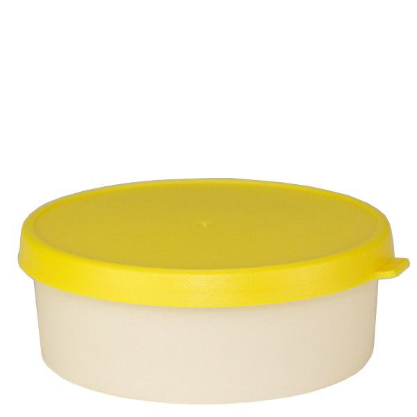 Tarro de plástico universal plano (tarro para esputo) 90ml Tarro de plástico universal plano (tarro para esputo) 90ml