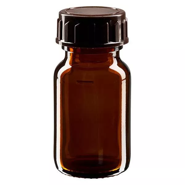 Frasco medicamento 30ml marrón, con tapón ApoGlas marrón Frasco medicamento 30ml marrón, con tapón ApoGlas marrón