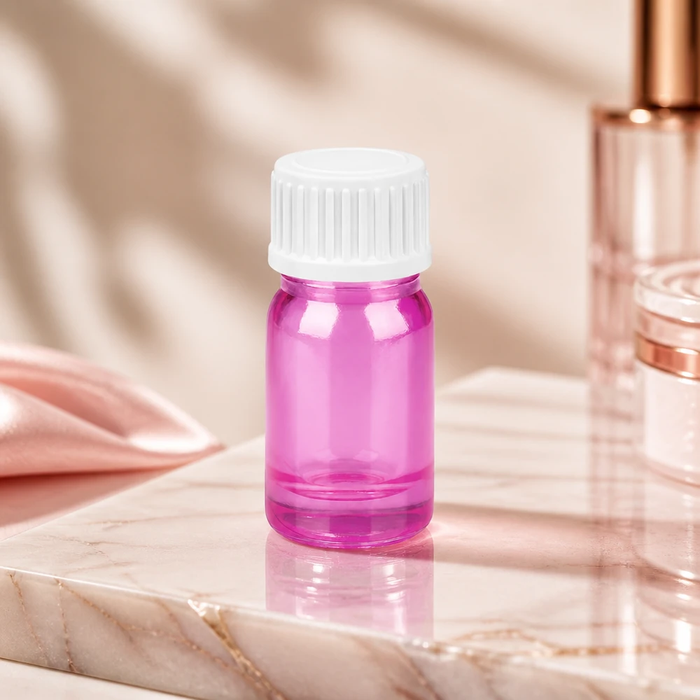 Frasco cuentagotas 5ml blanco 0,9mm estándar PurpleLine UT18/5 Frasco cuentagotas púrpura PurpleLine de 5 ml con abertura cuentagotas precisa de 0,9 mm para una dosificación controlada