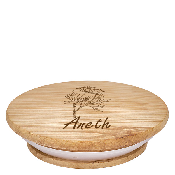 Botella de madera "Aneth" para WECK RR60 Botella de madera "Aneth" para WECK RR60