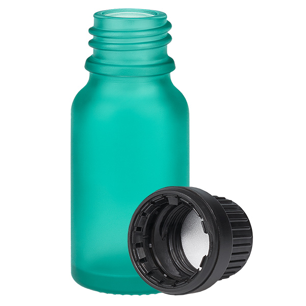 Frasco 10ml tapón rosca 11mm negro inviolable GreenLine UT18/10 Frasco 10ml tapón rosca 11mm negro inviolable GreenLine UT18/10