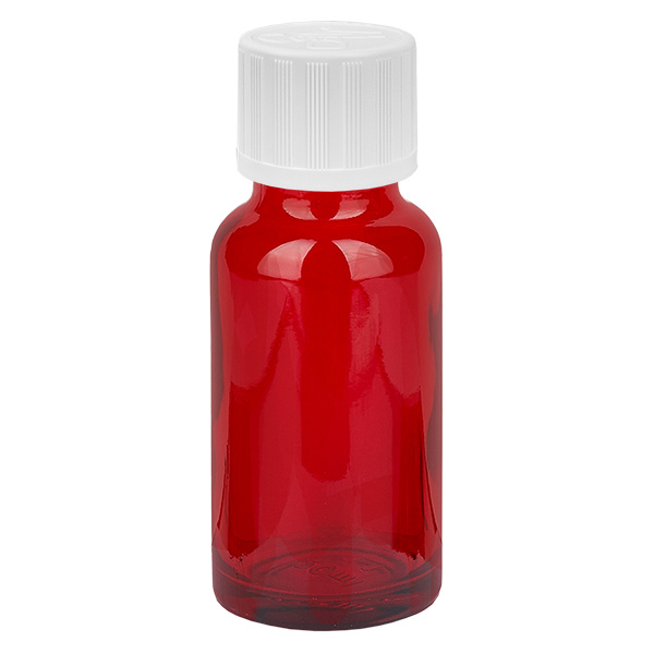 Frasco cuentagotas 20ml 1.2mm blanco cierre estándar inviolable RedL. UT18/20 Frasco cuentagotas 20ml 1.2mm blanco cierre estándar inviolable RedL. UT18/20