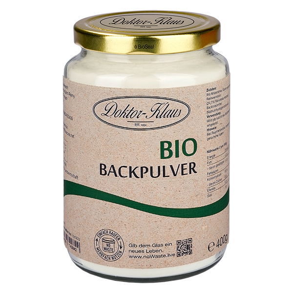 Levadura en polvo ecológica 400g Doktor-Klaus noWaste Levadura en polvo ecológica 400g Doktor-Klaus noWaste