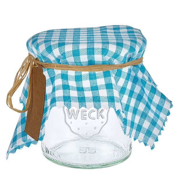 Alfombra de joyería de tela a cuadros turquesa cuadrada de 15 cm