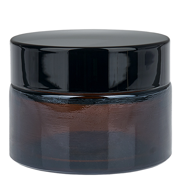 Tarro de cristal marrón de 30 ml con tapa insertable UNiTWIST