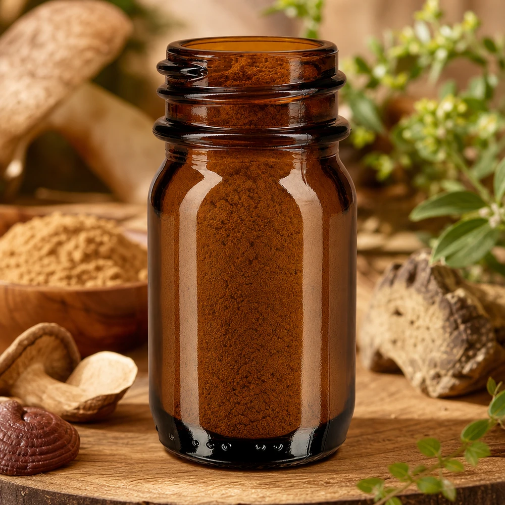 30ml botella de cuello ancho de vidrio ámbar Frasco pequeño de 30 ml y cuello ancho de vidrio ámbar de alta calidad para polvos y comprimidos