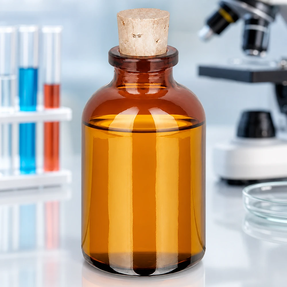 Botella de vidrio ámbar 30ml con corcho 11/14mm Kompakte Braunglasflasche 30ml mit Korken 11/14mm für Parfum und Hydrolate