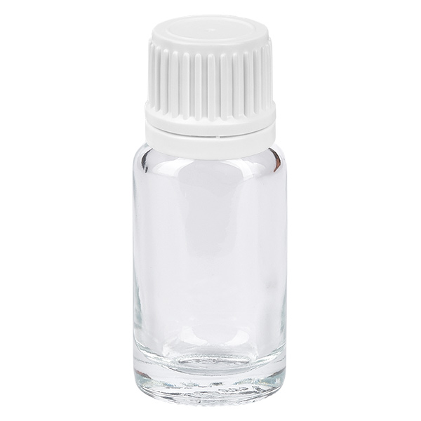Botella 10ml tapón rosca 11mm blanco ClearLine UT18/10 Botella 10ml tapón rosca 11mm blanco ClearLine UT18/10