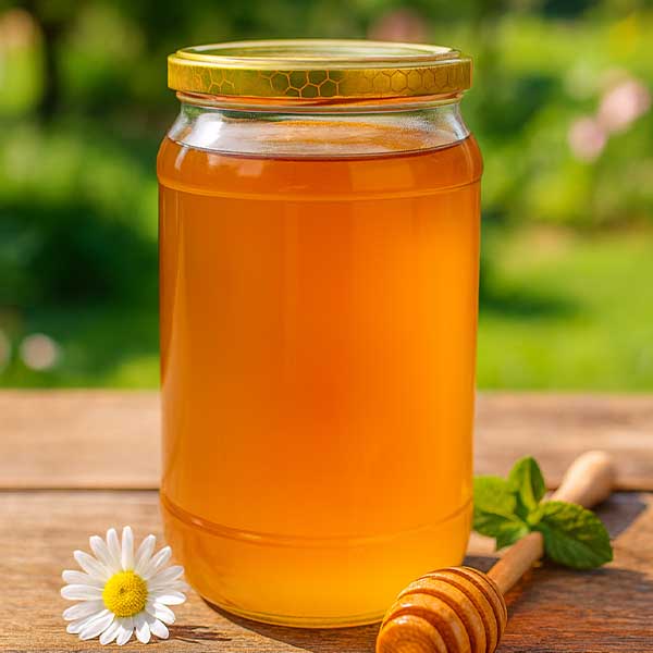 Tarro redondo 1062ml + tapa BasicSeal panal UNiTWIST