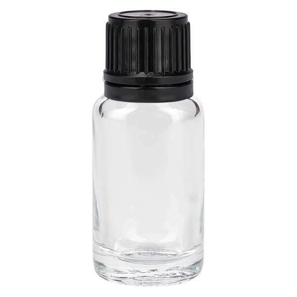 Botella 10ml tapón rosca 11mm negro ClearLine UT18/10 Botella 10ml tapón rosca 11mm negro ClearLine UT18/10
