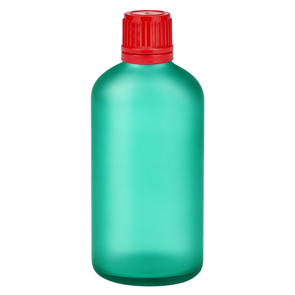 Frasco 100ml 11mm tapón rosca rojo GreenLine UT18/100 Frasco 100ml 11mm tapón rosca rojo GreenLine UT18/100