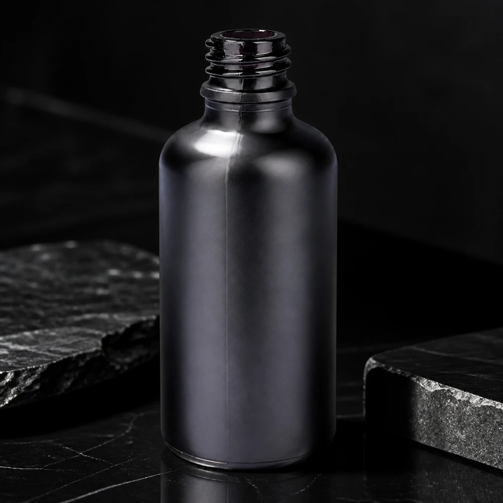 Frasco boticario de 50ml BlackLine UT18/50 UNiTWIST Frasco de farmacia de 50 ml BlackLine UT18/50 UNiTWIST con tamaño compacto para viajar y llevar de viaje