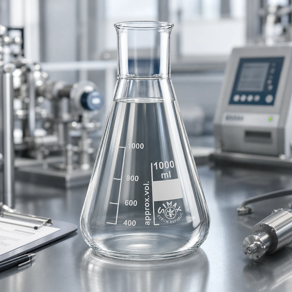 Matraz Erlenmeyer 1000ml cuello ancho Matraz Erlenmeyer 1000ml cuello ancho