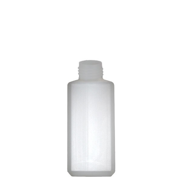 Frasco cuadrado 250ml PE natural, sin tapón Frasco cuadrado 250ml PE natural, sin tapón
