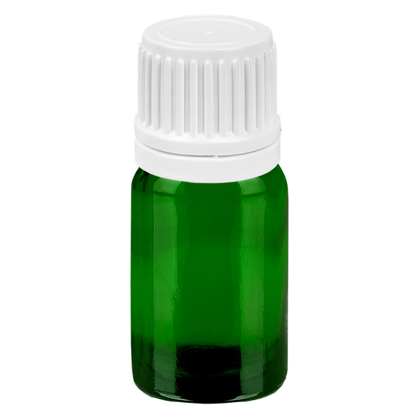 Frasco cuentagotas 5ml 0.7mm blanco tapón inviolable GreenLine UT18/5 Frasco cuentagotas 5ml 0.7mm blanco tapón inviolable GreenLine UT18/5
