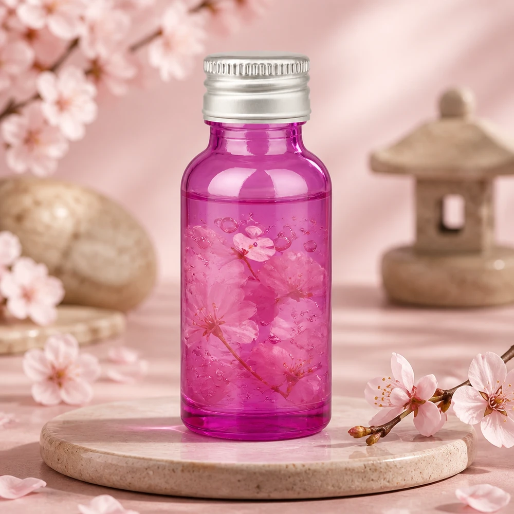 Frasco de vidrio violeta de 20 ml de alta calidad con protección UV y práctico tapón de aluminio de 11 mm