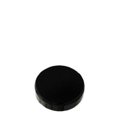 Tapón rosca SAN negro para tarro violeta 30ml Tapón rosca SAN negro para tarro violeta 30ml