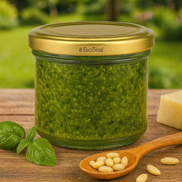 Vasos de 125ml con tapa dorada UNiTWIST BioSeal