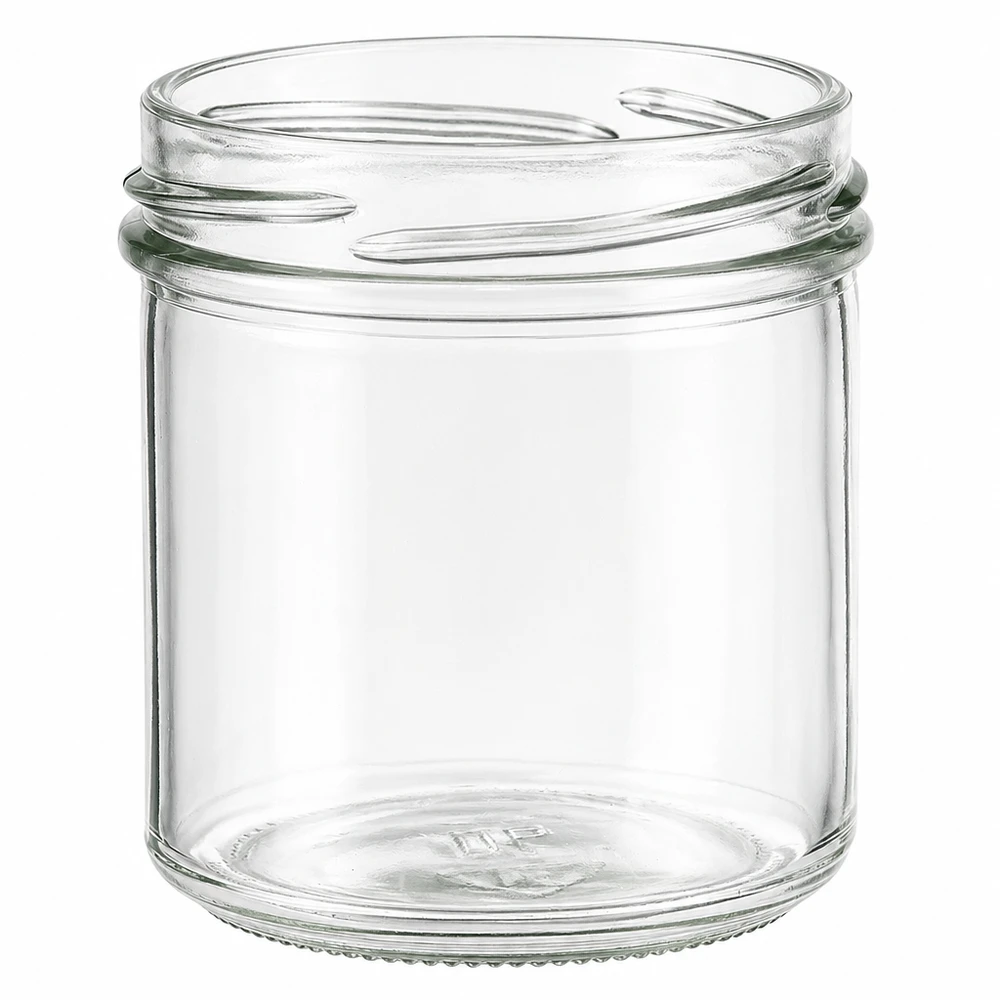 Vasos vacíos UNiTWIST 167ml TO66 de vidrio transparente para mermeladas y conservas