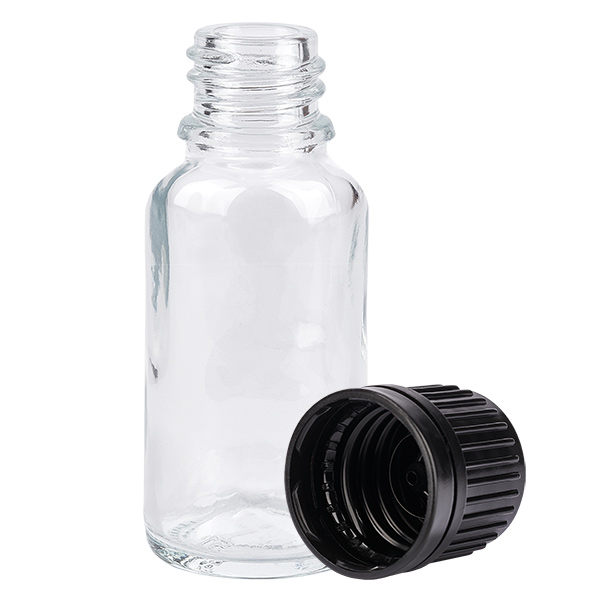 Botella 30ml tapón rosca 11mm negro ClearLine UT18/30 Botella 30ml tapón rosca 11mm negro ClearLine UT18/30