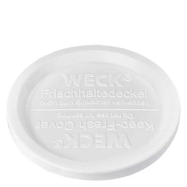 Tapa de conserva WECK REX RR120 blanca transparente redonda para tarros de conserva Conservación Almacenamiento