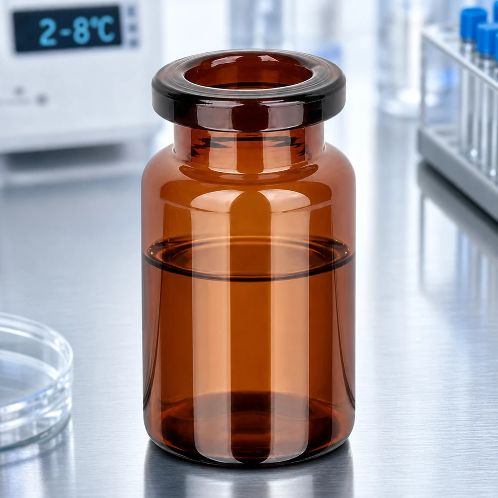 Frasco de inyección vidrio ámbar 5ml Hochwertige Braunglas Vials 5ml für aseptische Abfüllung von Injektionspräparaten