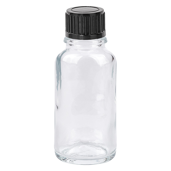 Frasco 20ml 11mm tapón rosca negro estándar ClearLine UT18/20 Frasco 20ml 11mm tapón rosca negro estándar ClearLine UT18/20