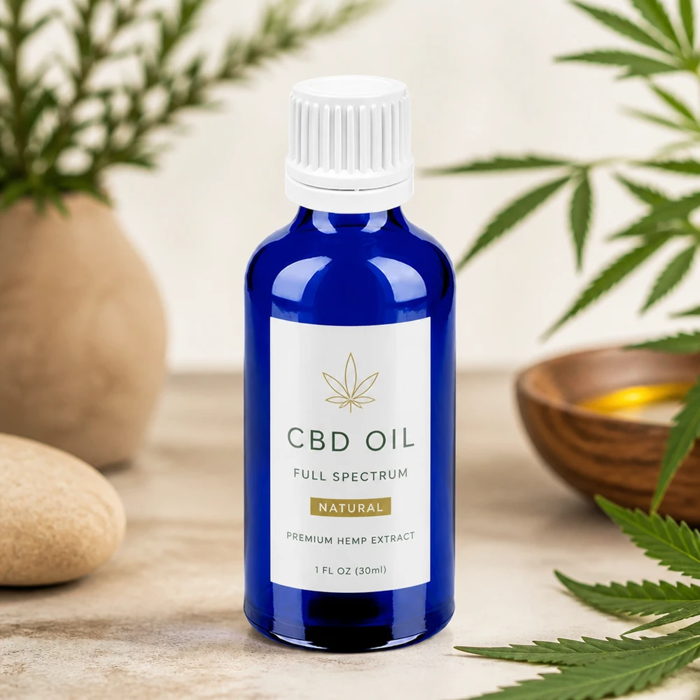 Frasco cuentagotas 50ml 0,7mm blanco cierre inviolable BlueLine UT18/50 Frasco cuentagotas blanco de 50 ml con abertura de 0,7 mm para dosificar con precisión el aceite de CBD y los productos naturales