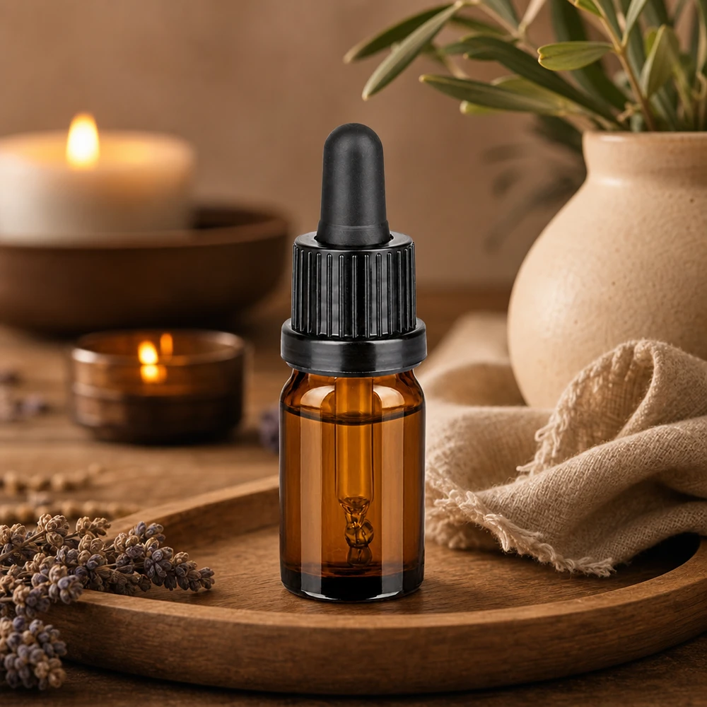 Frasco pipeta de 5 ml BrownLine UT18/5 con protección UV mediante vidrio ámbar oscuro para protección contra la luz