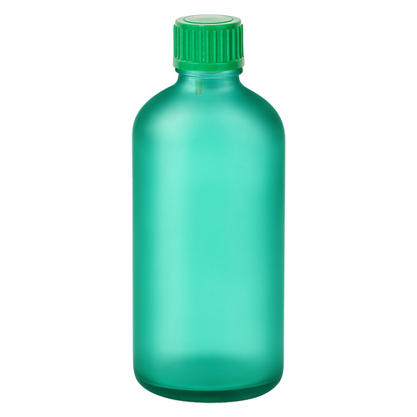 Frasco cuentagotas de 100 ml 0,8 mm verde cierre estándar GreenLine UT18/100 Frasco cuentagotas de 100 ml 0,8 mm verde cierre estándar GreenLine UT18/100