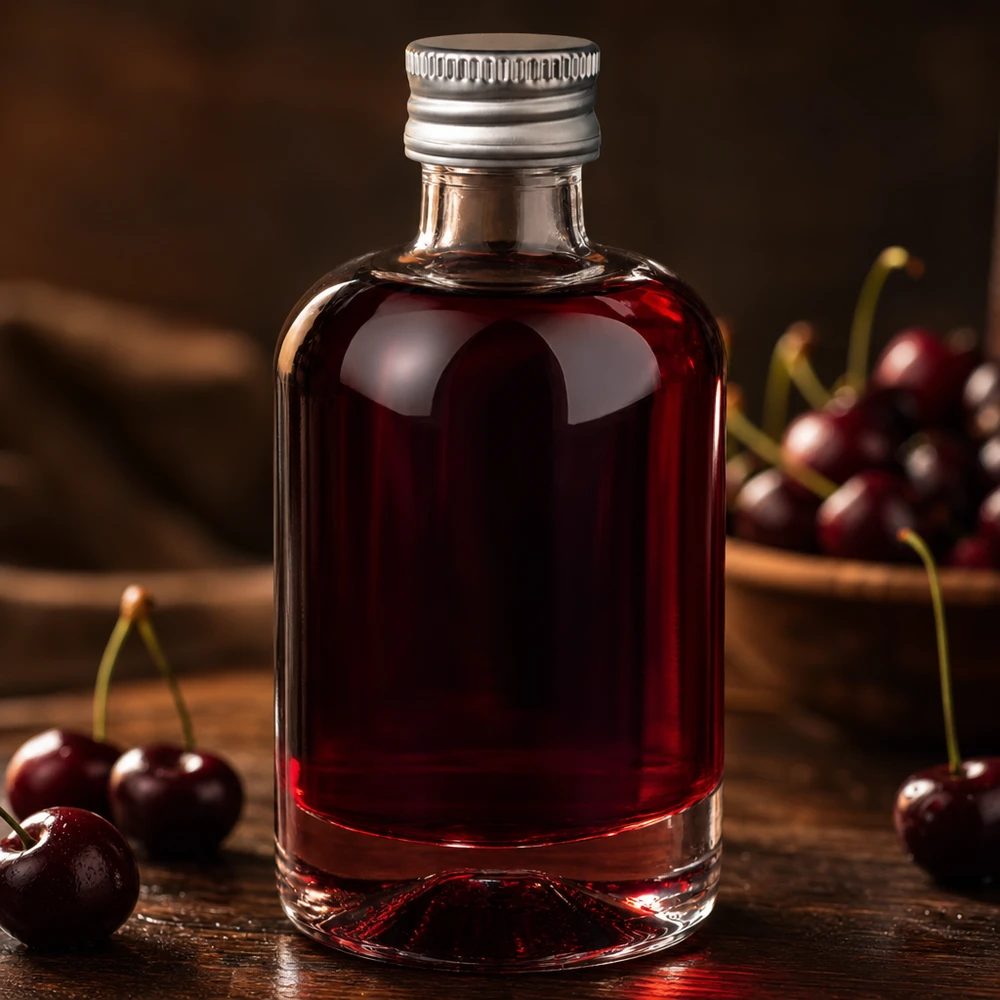 Botella de vidrio de 40 ml «Sara» con tapón de rosca plateado UNiTWIST®