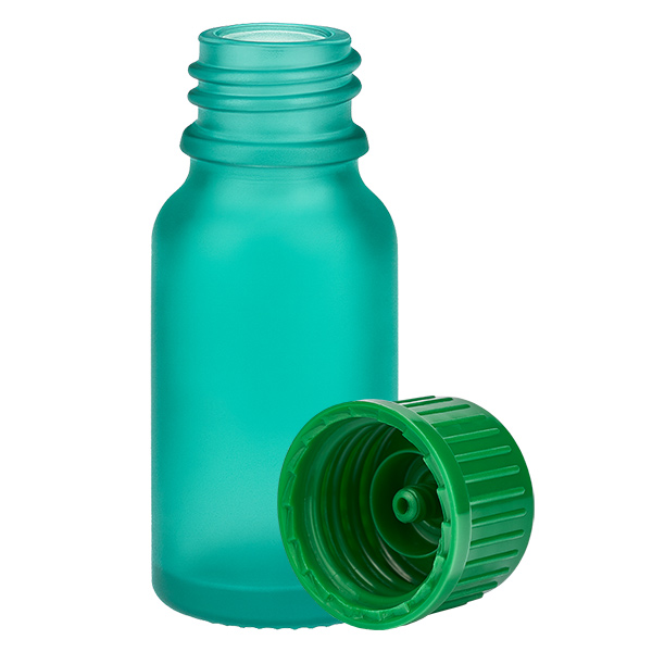 Frasco 10ml 11mm tapón rosca verde Estándar GreenLine UT18/10 Frasco 10ml 11mm tapón rosca verde Estándar GreenLine UT18/10