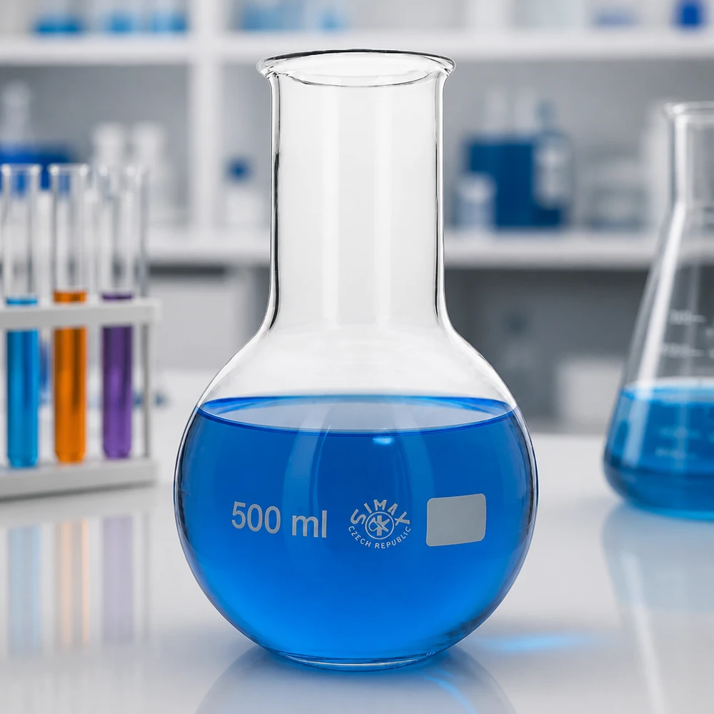 Termo 500 ml cuello ancho Frasco de laboratorio de 500 ml con abertura ancha y base estable para facilitar el llenado