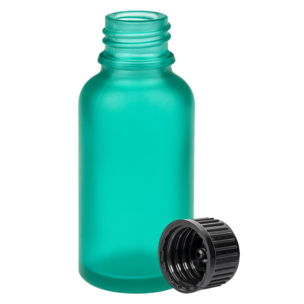 Frasco 30ml 11mm tapón rosca negro estándar GreenLine UT18/30 Frasco 30ml 11mm tapón rosca negro estándar GreenLine UT18/30