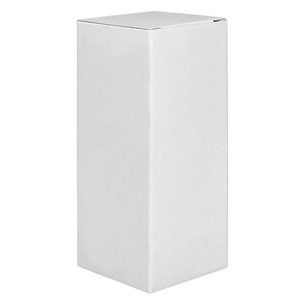 Caja plegable FS1 cartón blanco, altura 97mm Caja plegable FS1 cartón blanco, altura 97mm