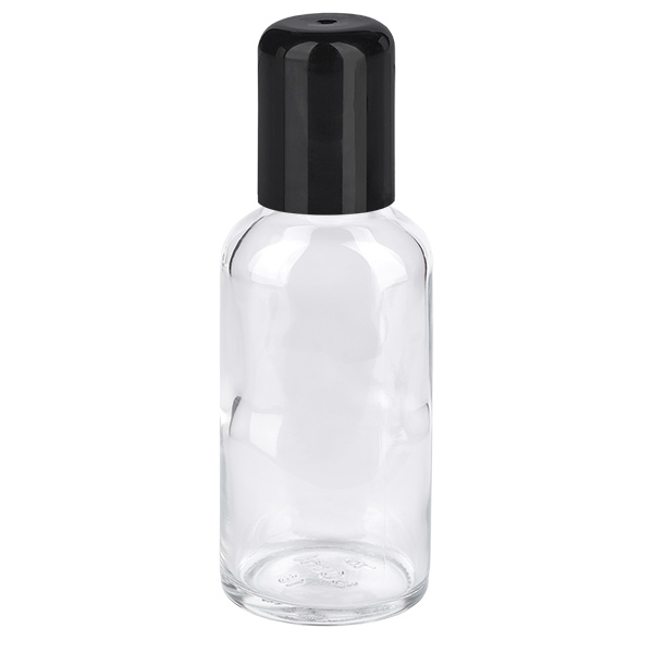 Frasco roll-on 50ml negro tapón estándar ClearLine UT18/50 Frasco roll-on 50ml negro tapón estándar ClearLine UT18/50