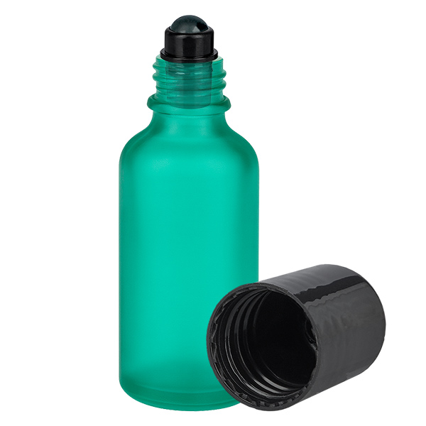 Frasco roll-on 50ml negro tapón estándar GreenLine UT18/50 Frasco roll-on 50ml negro tapón estándar GreenLine UT18/50