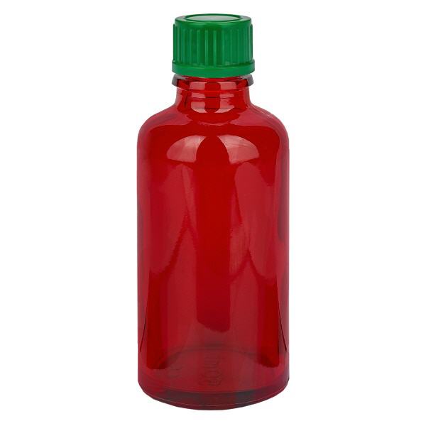 Botella 50ml 11mm tapón rosca verde estándar RedLine UT18/50 Botella 50ml 11mm tapón rosca verde estándar RedLine UT18/50