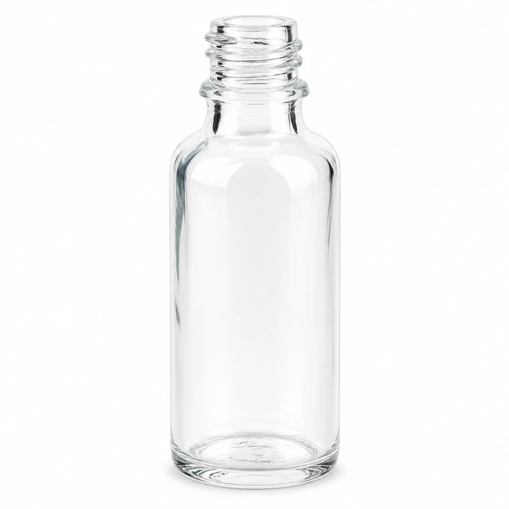 Frasco de farmacia transparente ApoGlas de 30 ml de vidrio de alta calidad para medicamentos y tinturas