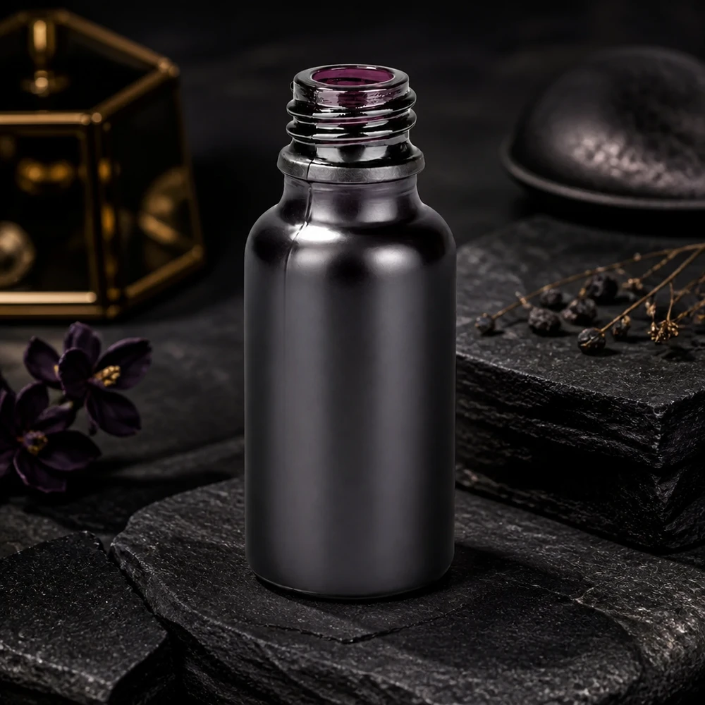 Frasco de farmacia de 20 ml BlackLine UT18/20 UNiTWIST Frasco compacto para farmacia BlackLine de 20 ml con práctico sistema de cierre UNiTWIST UT18/20
