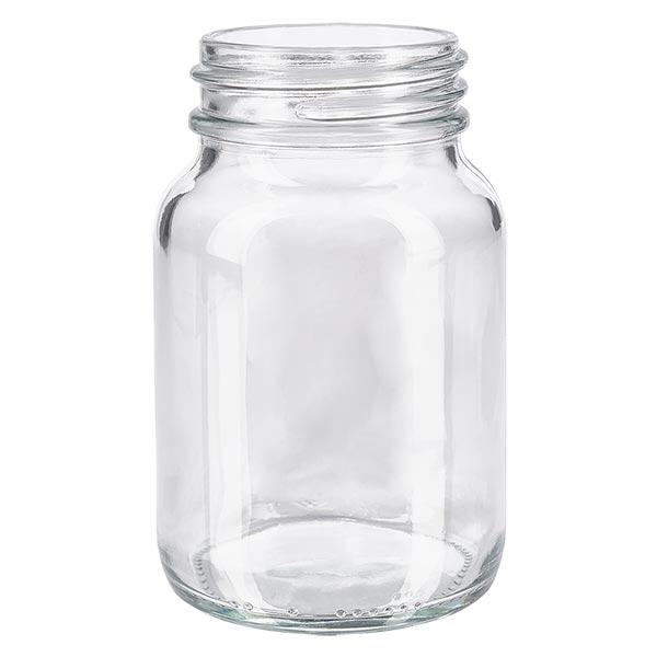 250ml botella de cuello ancho de vidrio transparente 250ml botella de cuello ancho de vidrio transparente