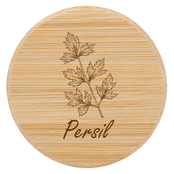 Tapón de madera "Persil" para WECK RR60