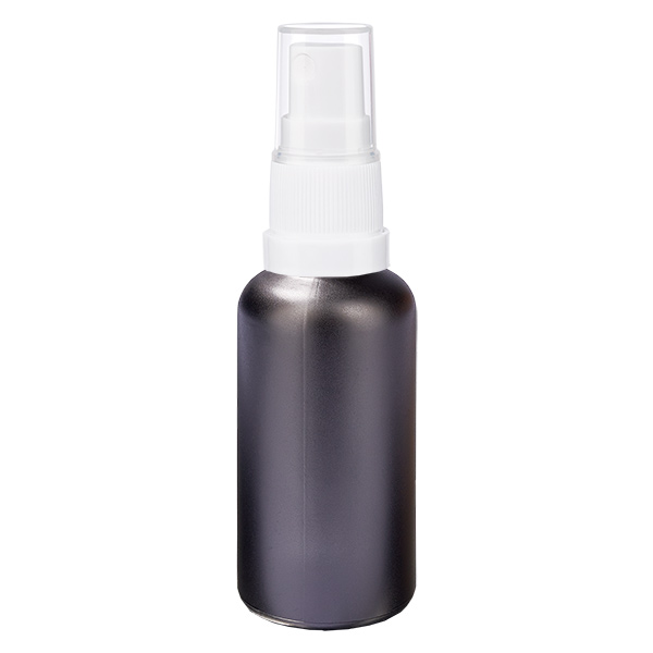 Frasco pulverizador de 50 ml con tapón blanco BlackLine UT18/50 Frasco pulverizador de 50 ml con tapón blanco BlackLine UT18/50