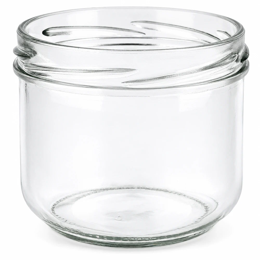 UNiTWIST Sturz260 tarro redondo 260ml TO82 tarro de conserva transparente vacío sin tapa